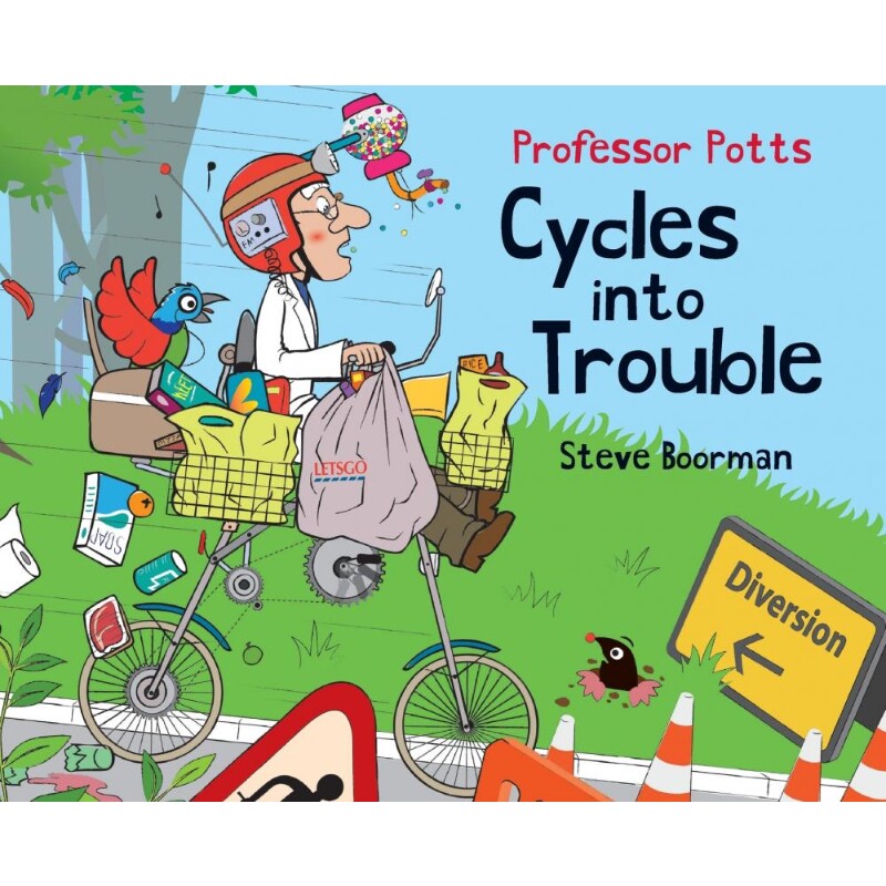 按需印刷不退不换Professor Potts Cycles Into Trouble[9781789553482]