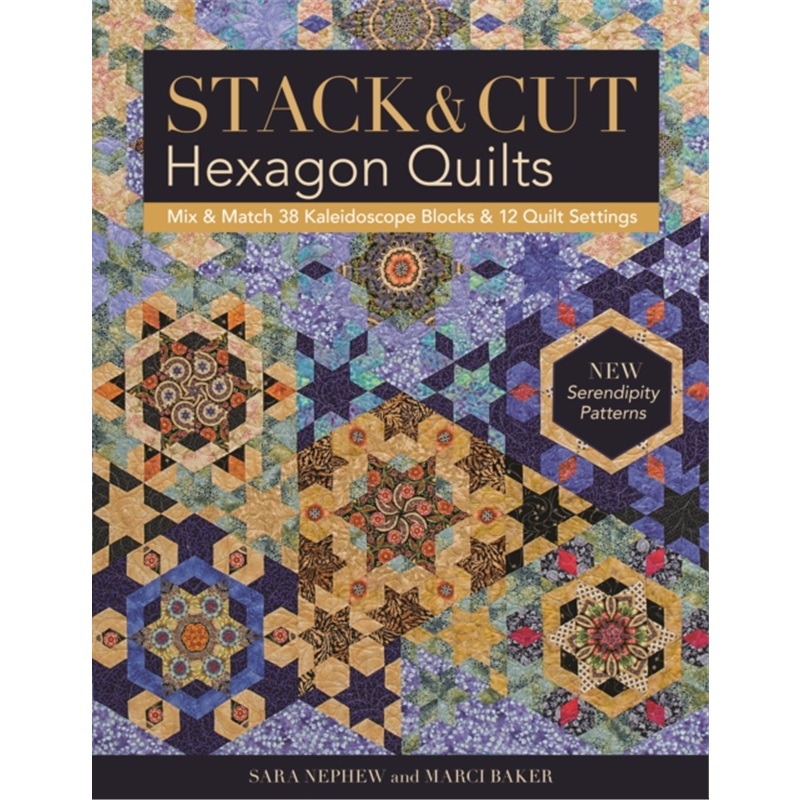 预订Stack & Cut Hexagon Quilts[9781617454691]