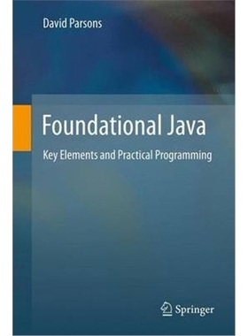 预订Foundational Java:Key Elements and Practical Programming