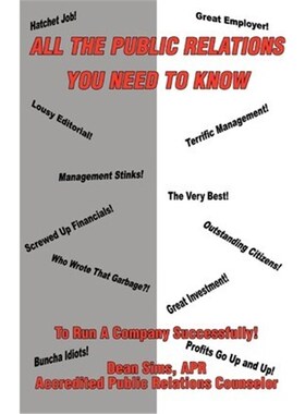 按需印刷不退不换All The Public Relations You Need To Know To Run A Company Successfully![9780595256952]