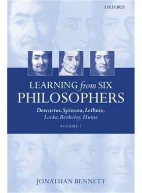 按需印刷Learning from Six Philosophers, Volume 1:Descartes, Spinoza, Leibniz, Locke, Berkeley, Hume[9780199266289]