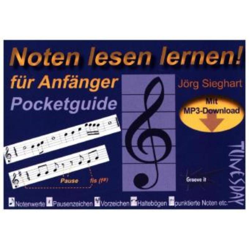 预订【德语】 Noten lesen lernen!:Pocketguide für Anfänge-封面