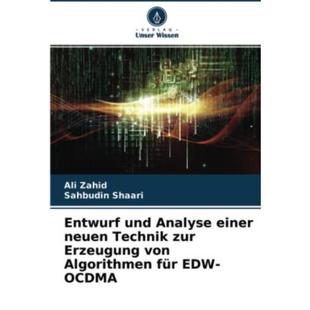 Analyse Technik 德语 und für OCDMA 预订 Algorithmen einer Entwurf Erzeugung zur neuen EDW von