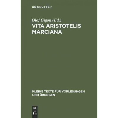 按需印刷不退不换DEG Vita Aristotelis Marciana[9783110013245]