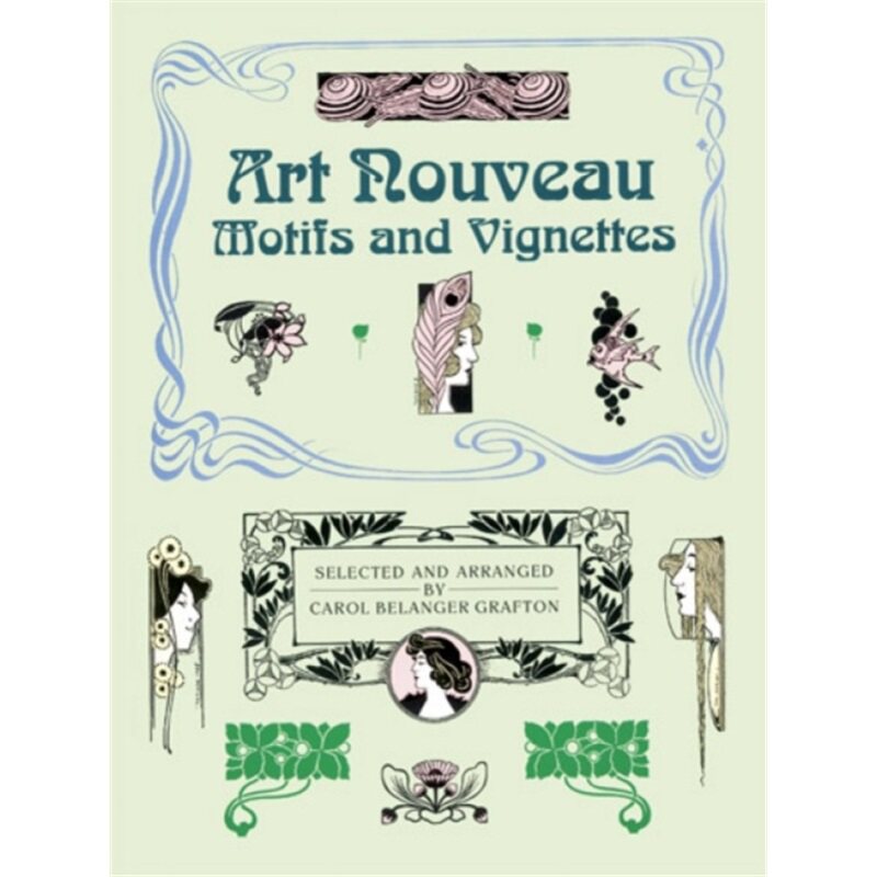 预订不退不换Art Nouveau Motifs and Vignettes[9780486259369]