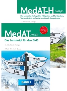 预订【德语】MedAT Set Bd.1+2 (BMS 3.A.+/KFF/TV/SEK 2.A) 2022/2023[9783437440694]
