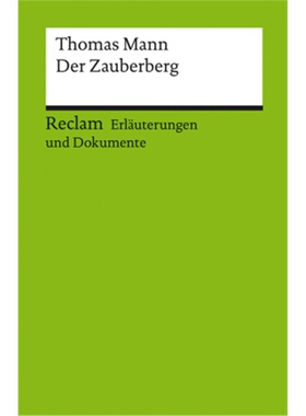 预订【德语】 Thomas Mann 'Der Zauberberg'[9783150160671]