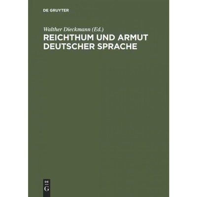 按需印刷DEG Reichthum und Armut deutscher Sprache[9783110115918]