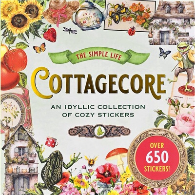 现货Cottagecore Sticker Book (over 650[9781441343567]