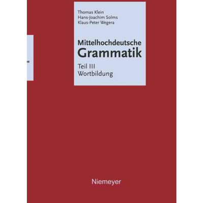 按需印刷不退不换DEG Mittelhochdeutsche Grammatik, Teil III, Wortbildung[9783484110038]