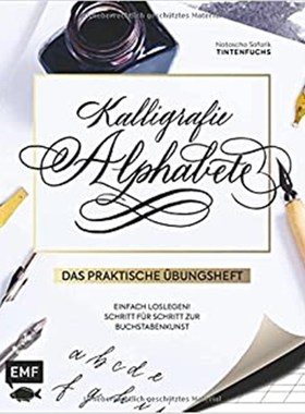预订【德语】 Kalligrafie Alphabete - Das praktische Übungsheft:Einfach loslegen! Schritt für Sch