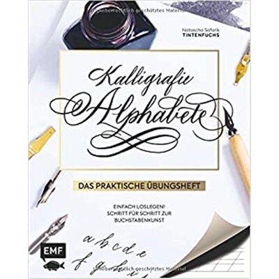 预订不退不换德语 Kalligrafie Alphabete - Das praktische Übungsheft:Einfach loslegen! Schritt für Sch
