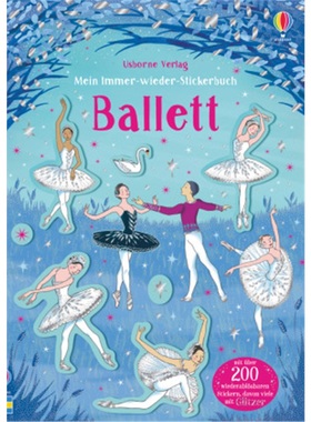 预订【德语】 Mein Immer-wieder-Stickerbuch: Ballett[9781789412734]