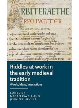 按需印刷Riddles at Work in the Early Medieval Tradition:Words, Ideas, Interactions[9781526133717]