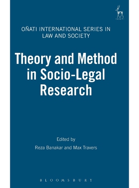 按需印刷不退不换Theory and Method in Socio-Legal Research[9781841136257]