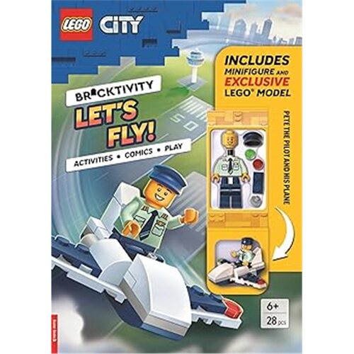 现货 乐高城市：起飞 乐高城市系列 LEGO? City: Let's Fly (with Pete the Pilot minifigure and exclusive plane model)