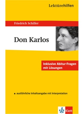 预订【德语】 Klett Lektürehilfen Friedrich Schiller, Don Karlos[9783129230442]