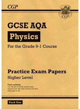 预订不退不换Grade 9-1 GCSE Physics AQA Practice Papers: Higher Pack 1