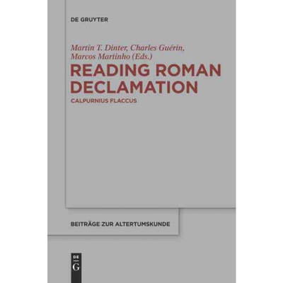 按需印刷不退不换DEG Reading Roman Declamation   Calpurnius Flaccus[9783110685138]