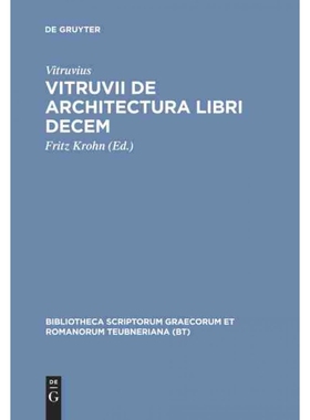 按需印刷不退不换DEG Vitruvii de architectura libri decem[9783110984224]