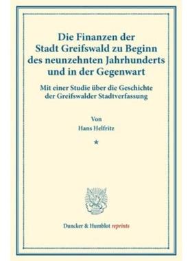 预订【德语】 Die Finanzen der Stadt Greifswald zu Begi