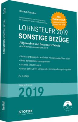 预订【德语】 Tabelle, Lohnsteuer 2019 Sonstige Bezuge:
