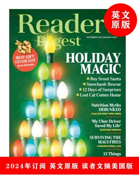 英文原版杂志 Reader's Digest(US) 一年订阅