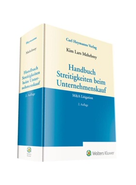 预订不退不换德语Handbuch Streitigkeiten beim Unternehmenskauf:M&A Litigation