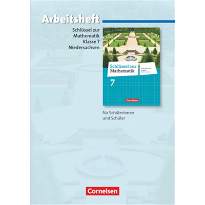 预订不退不换德语 Schlüssel zur Mathematik - Differenzierende Ausgabe Niedersachsen - 7.[9783060067473]