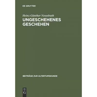 按需印刷DEG Ungeschehenes Geschehen[9783598774768]