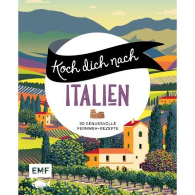 预订【德语】 Koch dich nach Italien:30 genussvolle Fernweh-Rezepte: Pizza Margherita,