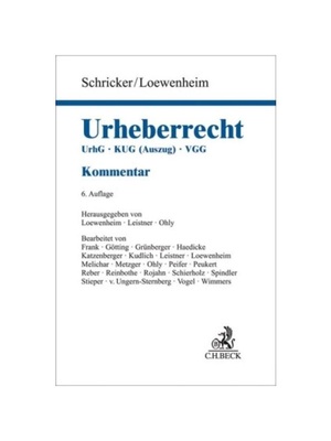 预订【德语】Urheberrecht, Kommentar:UrhG, KUG, VGG