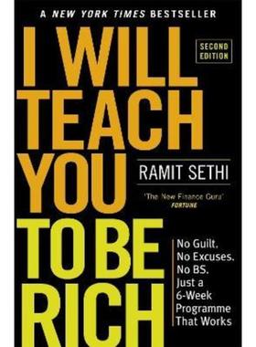 预订I Will Teach You To Be Rich (2nd Edition):No guilt, no excuses - just a 6-week programme that works