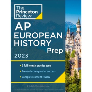 预订Princeton Review AP European History Prep, 2023[9780593450802]