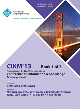预订不退不换CIKM 13 Proceedings of the 22nd ACM International Conference on Information & Knowledge Management V