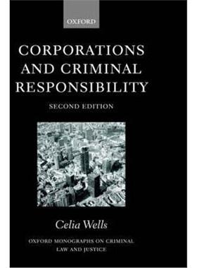 按需印刷不退不换Corporations and Criminal Responsibility[9780199246199]