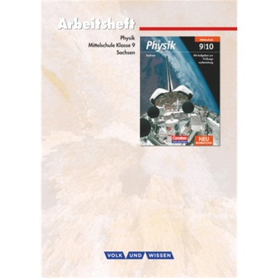 预订【德语】 Physik - Ausgabe Volk und Wissen - Mittelschule Sachsen - 9. Schuljahr[9783060130184]