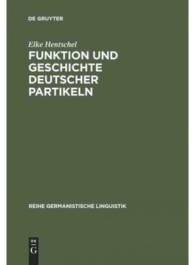 按需印刷DEG Funktion und Geschichte deutscher Partikeln[9783484310636]