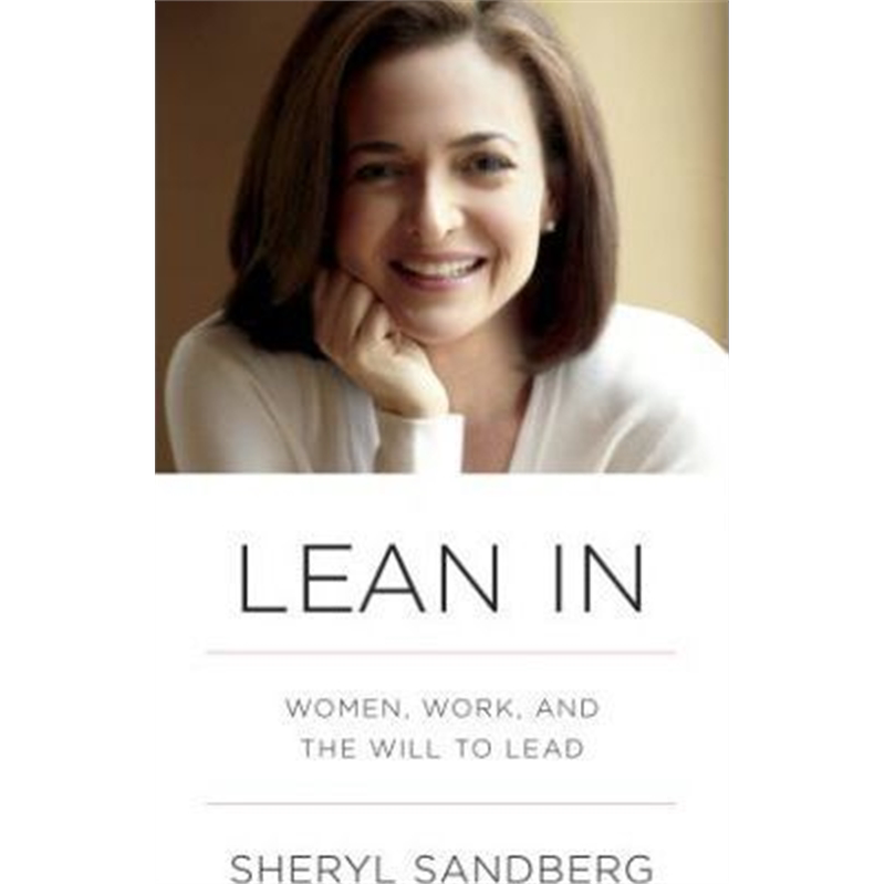 精装 Lean In 向前一步 英文原版 Facebook谢丽尔桑德伯格 Sheryl Sandberg 毛边书装帧 女性励志人物传记 【上海外文书店】