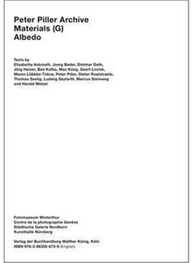 预订Peter Piller Archive, Materials (G) Albedo