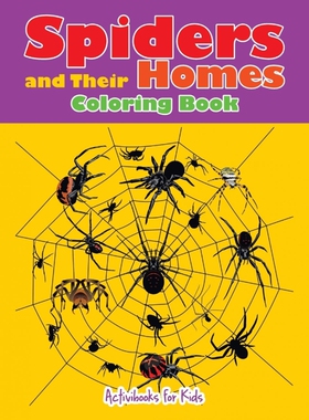 按需印刷不退不换Spiders and Their Homes Coloring Book[9781683218135]