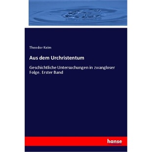 预订【德语】Aus dem Urchristentum[9783348067539]
