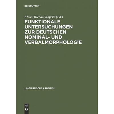 按需印刷DEG Funktionale Untersuchungen zur deutschen Nominal  und Verbalmorphologie[9783484303195]