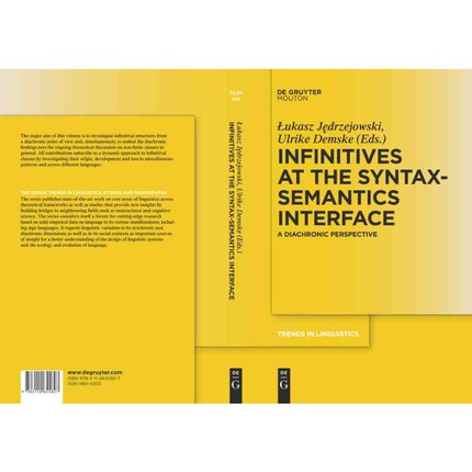 按需印刷DGYT Infinitives at the Syntax Semantics Interface[9783110655827]