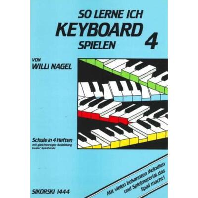 预订【德语】 So lerne ich Keyboard spielen, Band 4. Bd.4:Schule in 4 Heften mit gleich
