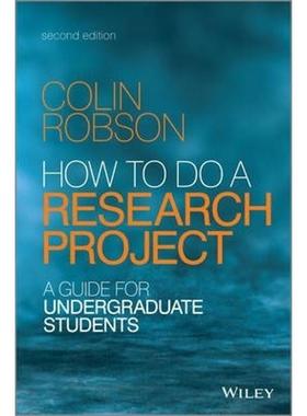 预订How to do a Research Project:A Guide for Undergraduate Students