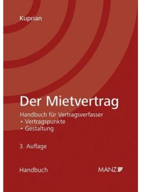 预订【德语】 Der Mietvertrag:Handbuch fur Vertragsverf