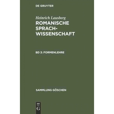 按需印刷DEG Formenlehre[9783110019322]