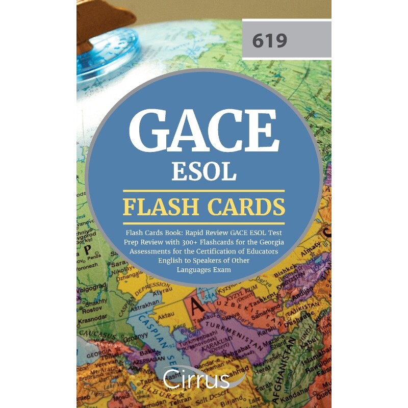 按需印刷不退不换GACE ESOL Flash Cards Book 2019-2020[9781635304008]