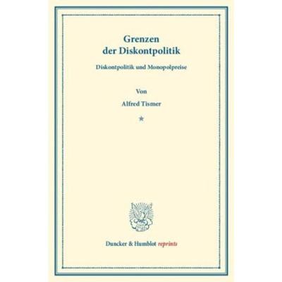 预订【德语】 Grenzen der Diskontpolitik.:(Diskontpolit